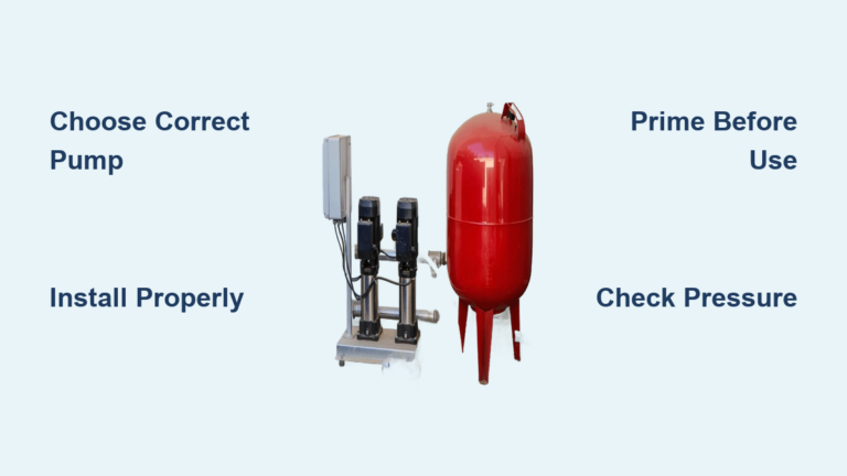 How to Increase Water Pressure with a Pump