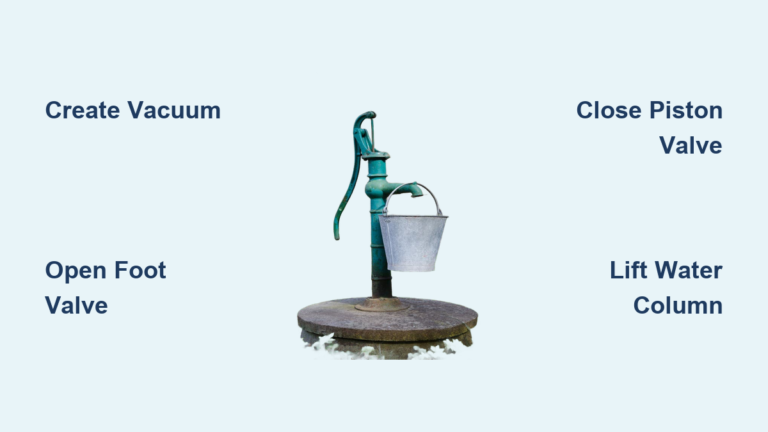 How a Hand Water Pump Works: Simple Guide
