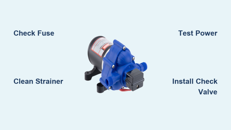 How to Replace RV Water Pump: Step-by-Step Guide