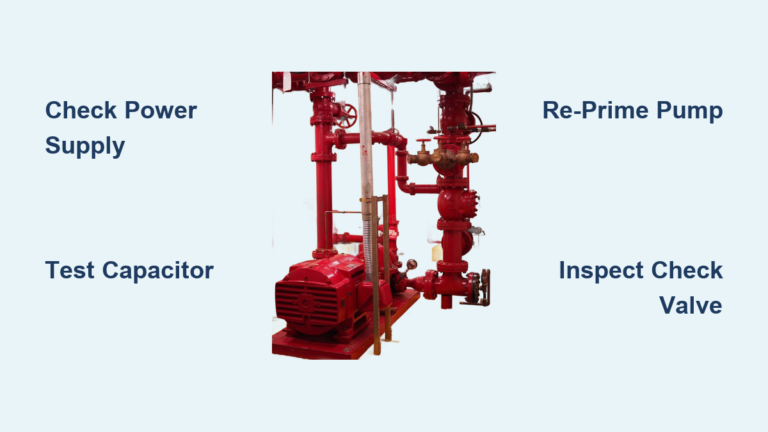 Sprinkler Pump Not Pumping Water? Fix It Fast