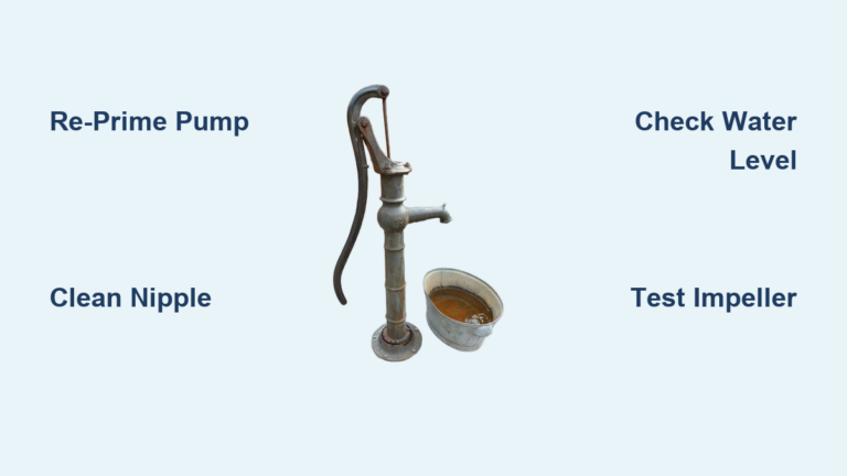 Well Pump Running but No Water? Here’s How to Fix It