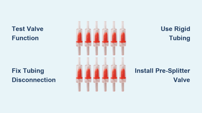 Fix Aquarium Check Valve Not Working
