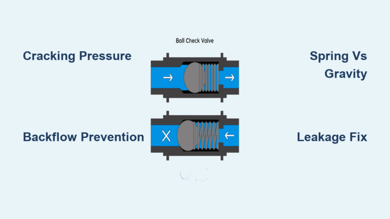 Ball Check Valve Operation Guide