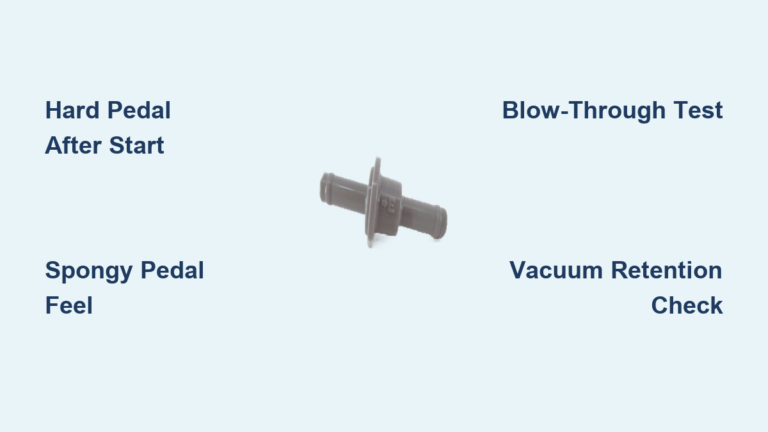 How to Check a Brake Booster Check Valve