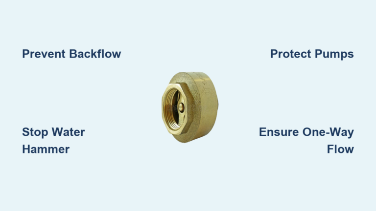 Check Valve Function: Quick Guide