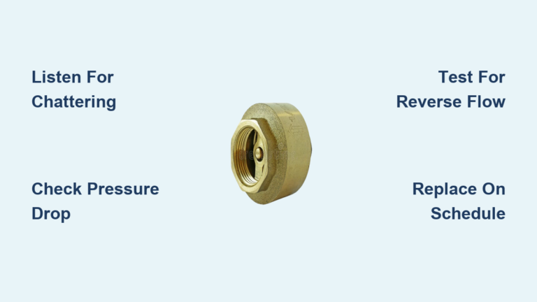Check Valve Failure: Causes and Fixes