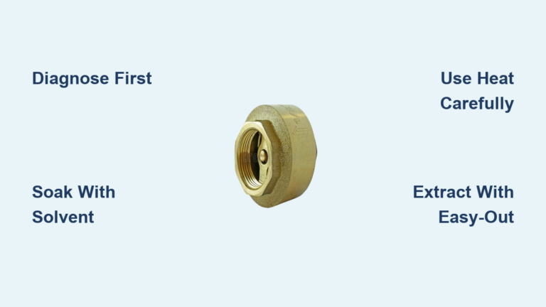 How to Remove Check Valve