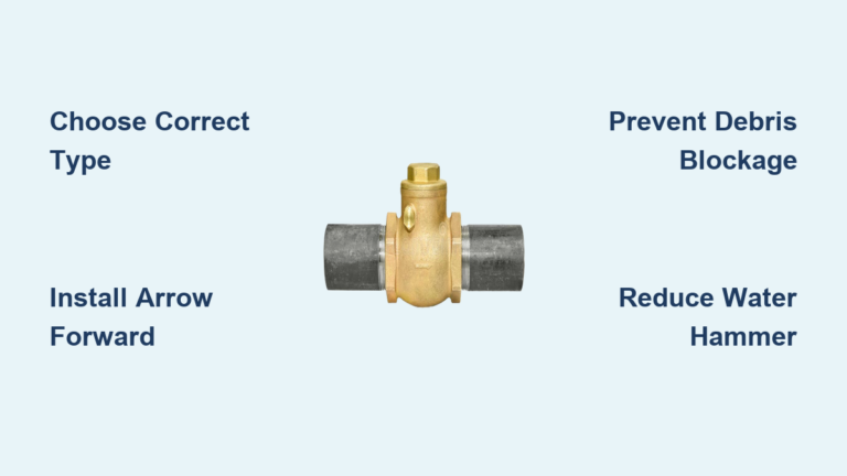 How to Use a Check Valve: Quick Steps