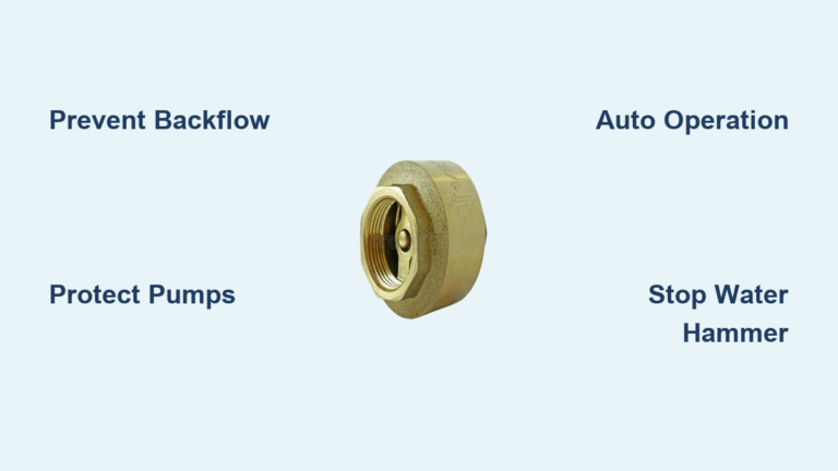 What Is a Check Valve: Purpose and Function