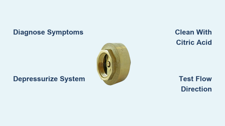 How to Clean a Check Valve: Quick Steps