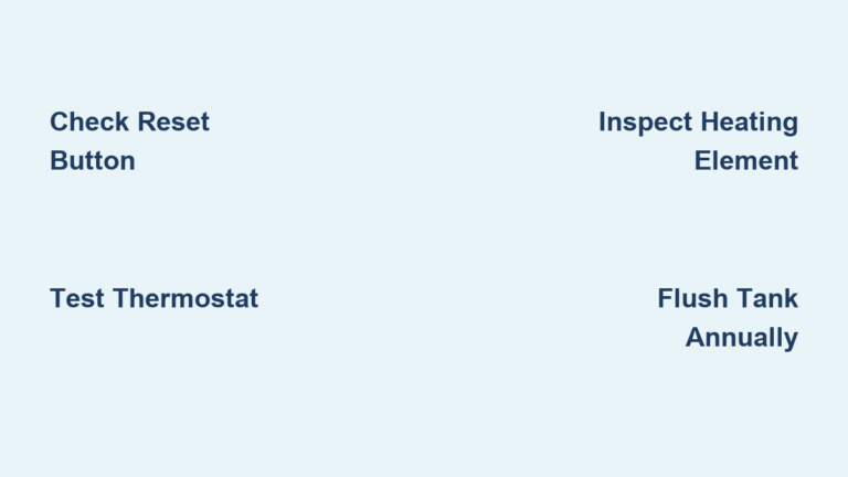 How to Fix Electric Hot Water Tank