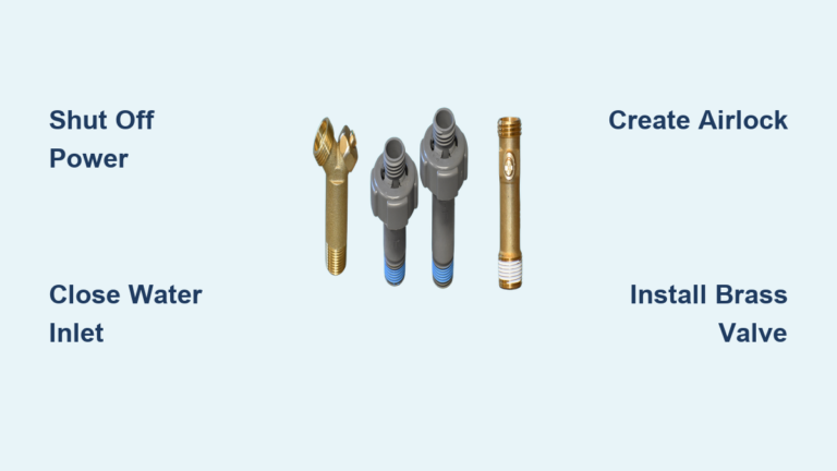How to Replace Hot Water Tank Drain Valve