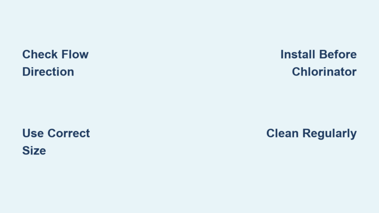 How to Install a Jandy Check Valve