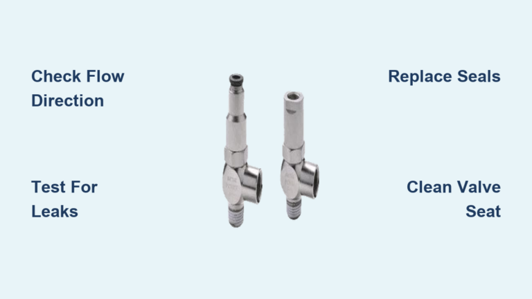 Pneumatic Check Valve Function Explained