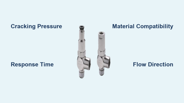 Pneumatic Check Valve Types Explained