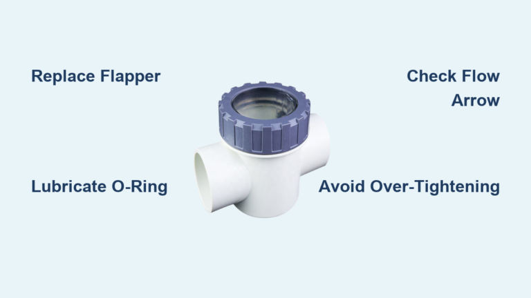 Pool Check Valve Repair Guide