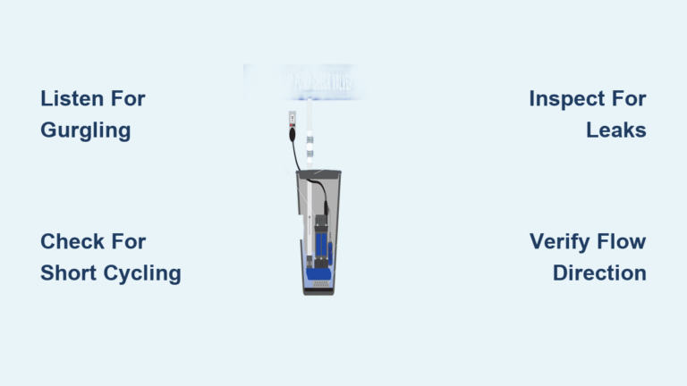 How to Check Sump Pump Check Valve