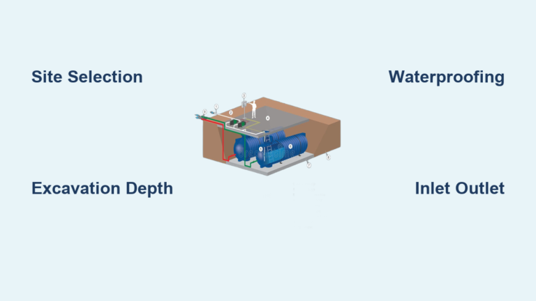 How to Build an Underground Water Tank