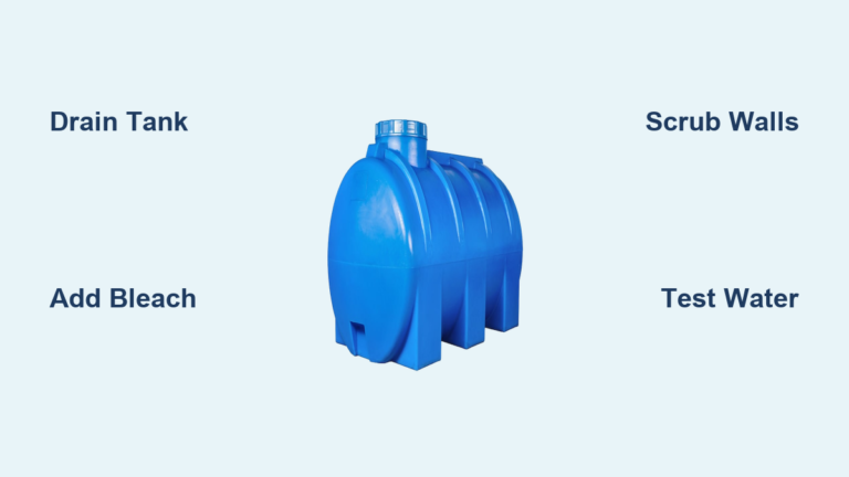 How to Purify Water Tank