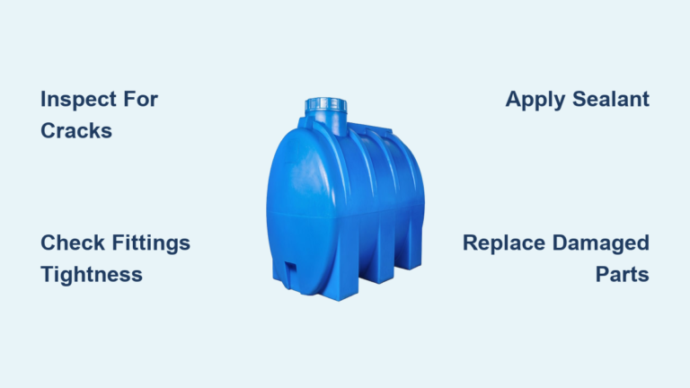 Fix Water Tank Leakage: Quick Steps