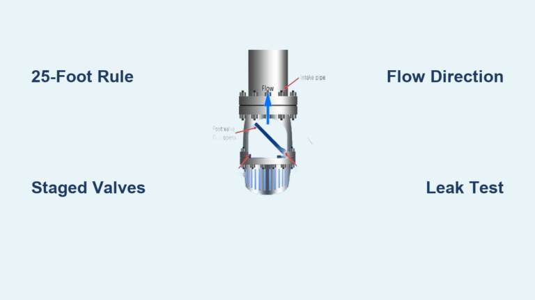 Well Pump Check Valve Installation Guide
